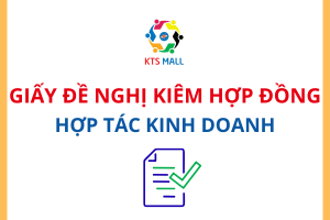 Giấy đề nghị kiêm hợp đồng hợp tác kinh doanh
