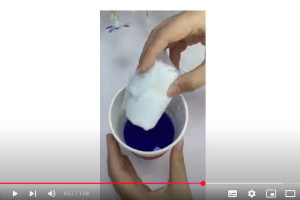 Test độ thấm hút và chống thấm ngược của Băng vệ sinh ILIFE