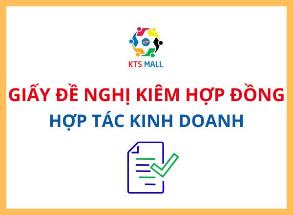 Giấy đề nghị kiêm hợp đồng hợp tác kinh doanh