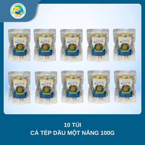 [CHỈ SHIP] COMBO 10 TÚI - CÁ TÉP DẦU MỘT NẮNG 1kg