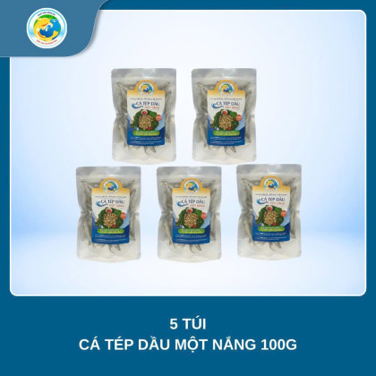  [CHỈ SHIP] COMBO 5 TÚI - CÁ TÉP DẦU MỘT NẮNG 500g