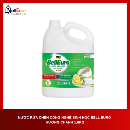 Nước Rửa Chén Công Nghệ Sinh Học Bell Euro Hương Chanh 1,6kg