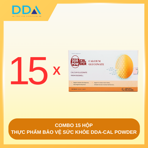 [COMBO 15 HỘP] Thực Phẩm Bảo Vệ Sức Khỏe DDA-CAL POWDER