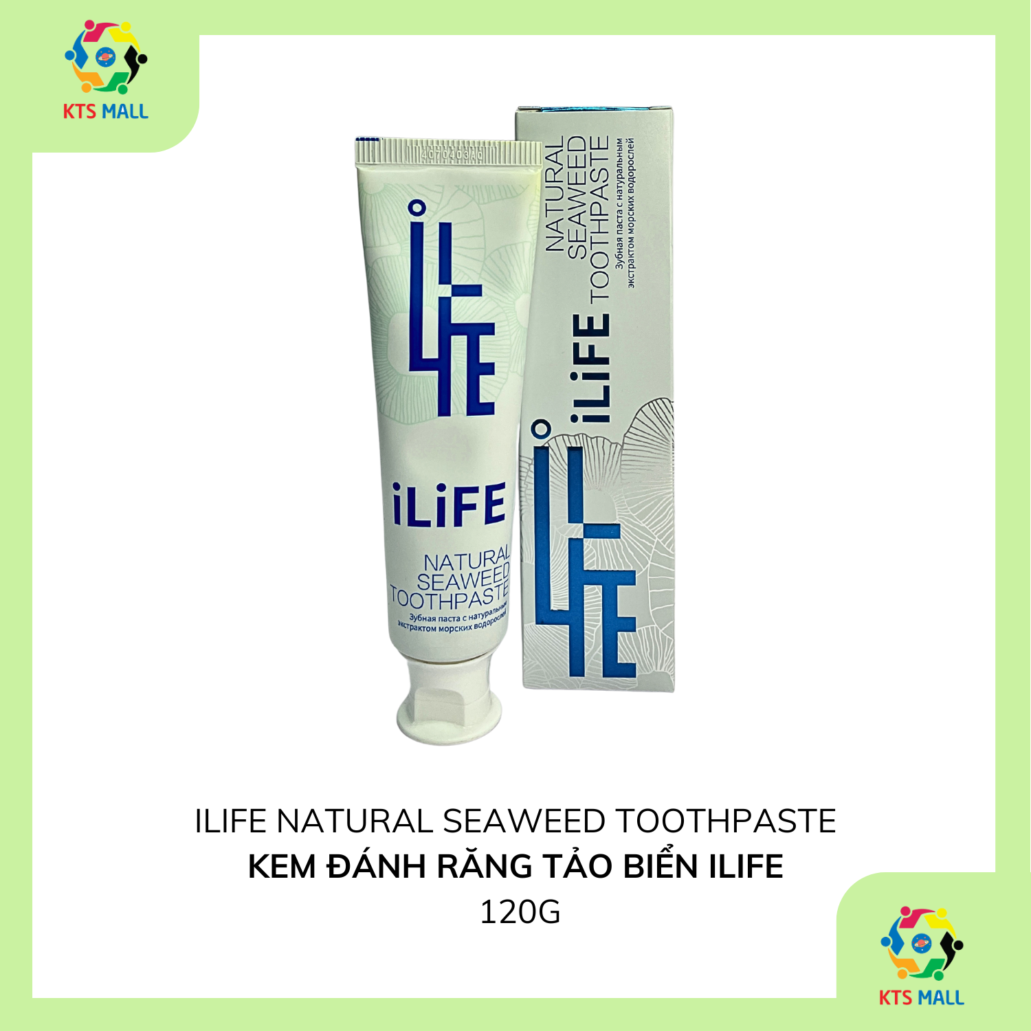 KEM ĐÁNH RĂNG TẢO BIỂN ILIFE