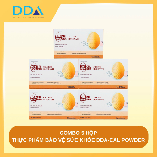 [COMBO 5 HỘP] Thực Phẩm Bảo Vệ Sức Khỏe DDA-CAL POWDER