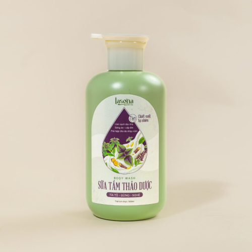 Sữa tắm tía tô gừng nghệ 500ml